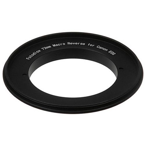  FotodioX 72mm Reverse Mount Macro Adapter Ring for Canon EF-Mount Cameras