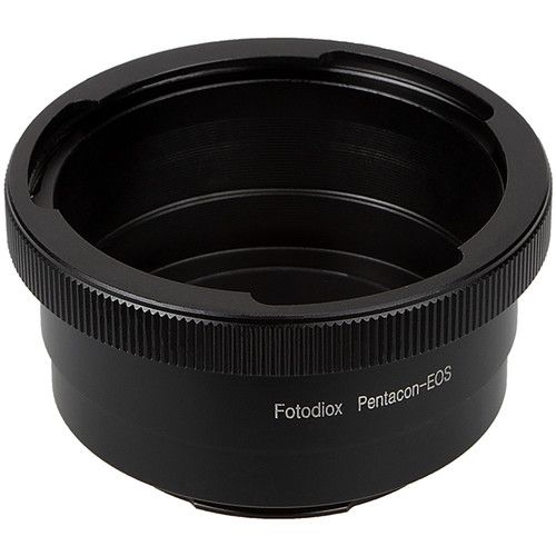  FotodioX Lens Mount Adapter with Generation v10 Focus Confirmation Chip for Pentacon Six-Mount Lens to Canon EF or EF-S Mount Camera