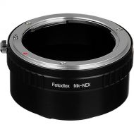 FotodioX Mount Adapter for Nikon F-Mount Lens to Sony E-Mount Camera