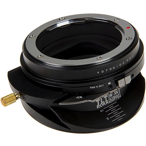  FotodioX Pro TLT ROKR Tilt-Shift Adapter for Olympus OM Lens to Sony E Camera