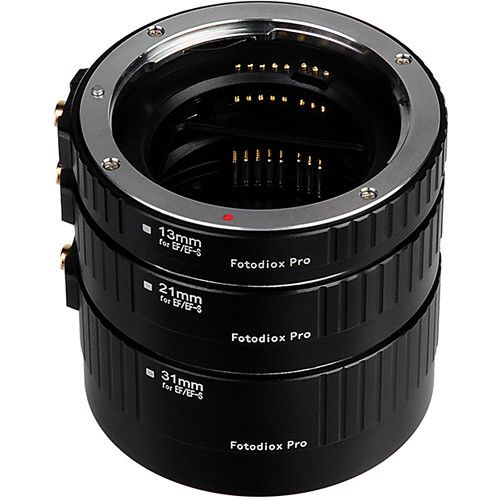  FotodioX Pro Auto Macro Extension Tube Kit for Canon EF & EF-S Lenses