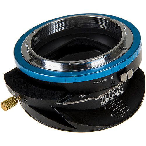  FotodioX Pro TLT ROKR Tilt-Shift Adapter for Canon FD Lens to Sony E Camera