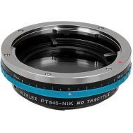 FotodioX Pentax 645 Lens to Nikon F Camera Vizelex ND Throttle Adapter