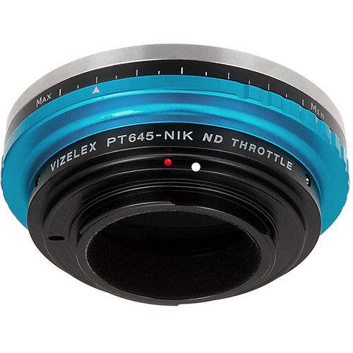  FotodioX Pentax 645 Lens to Nikon F Camera Vizelex ND Throttle Adapter