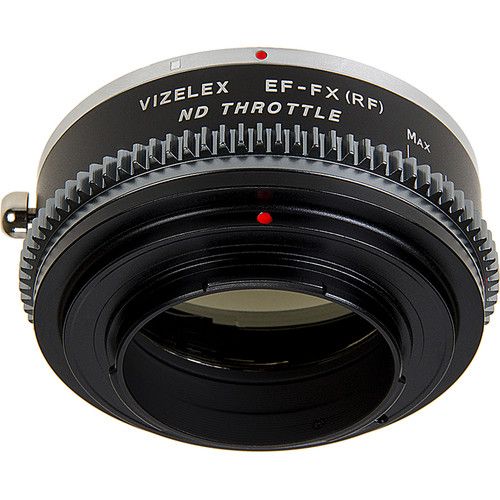  FotodioX Vizelex Cine ND Throttle Lens Mount Adapter (Canon EF/EF-S Lens to FUJIFILM X Camera)