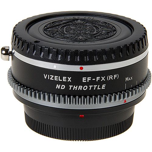  FotodioX Vizelex Cine ND Throttle Lens Mount Adapter (Canon EF/EF-S Lens to FUJIFILM X Camera)