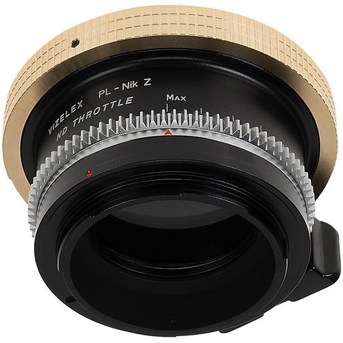  FotodioX Vizelex ND Throttle Lens Mount Adapter for ARRI PL-Mount Lens to Nikon Z Camera