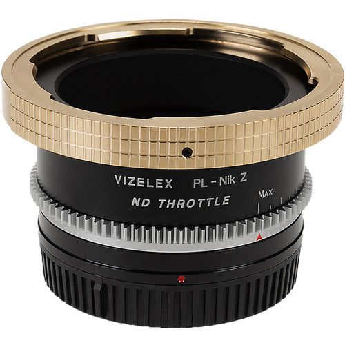  FotodioX Vizelex ND Throttle Lens Mount Adapter for ARRI PL-Mount Lens to Nikon Z Camera