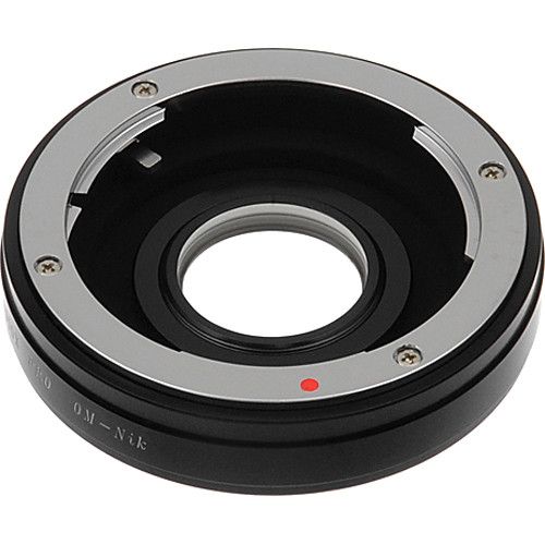  FotodioX Pro Lens Mount Adapter for Olympus OM Lens to Nikon F Mount Camera