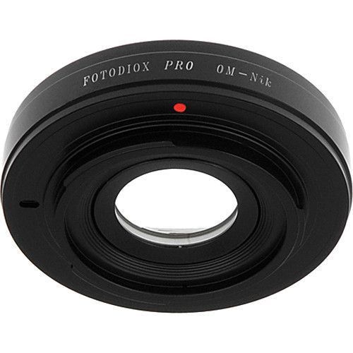  FotodioX Pro Lens Mount Adapter for Olympus OM Lens to Nikon F Mount Camera