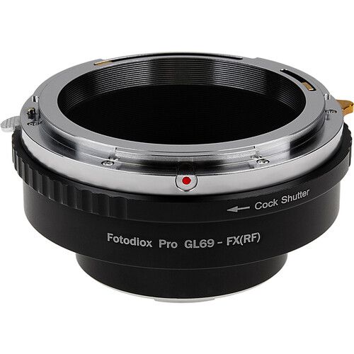  FotodioX Pro Lens Mount Adapter, Compatible with Fujica GL69 Mount Lens to Fuji X-Mount Mirrorless Camera Systems