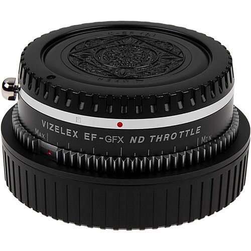  FotodioX Vizelex ND Throttle Lens Adapter Compatible with Canon EOS (EF / EF-S) DSLR Lens to FUJIFILM G-Mount Cameras