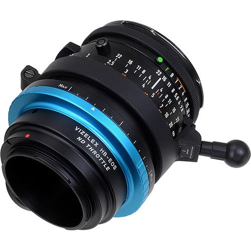  FotodioX Vizelex ND Throttle Lens Mount Adapter for Hasselblad V-Mount Lens to Canon EF-Mount Camera