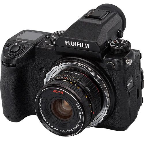  FotodioX Pro Lens Mount Adapter Kit for Konica Auto-Reflex Mount Lens to Fujifilm G-Mount Camera
