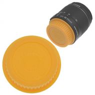 FotodioX Designer Rear Lens Cap for Canon EOS EF & EF-S-Mount Lenses (Yellow)