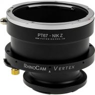 FotodioX RhinoCam Vertex Rotating Stitching Adapter for Pentax 67 Lens to Nikon Z Mirrorless Cameras