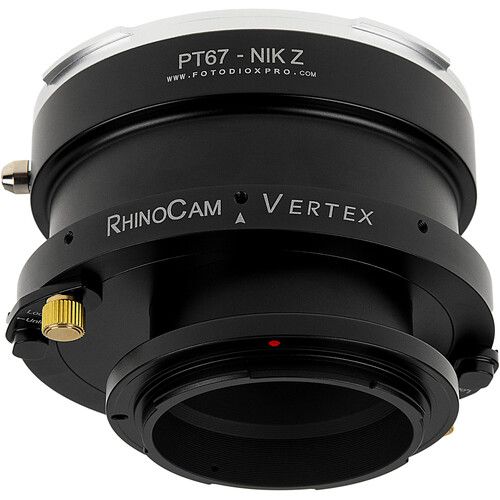  FotodioX RhinoCam Vertex Rotating Stitching Adapter for Pentax 67 Lens to Nikon Z Mirrorless Cameras