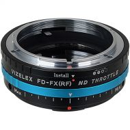 FotodioX Canon FD Lens to Fujifilm X-Mount Camera Vizelex ND Throttle Adapter