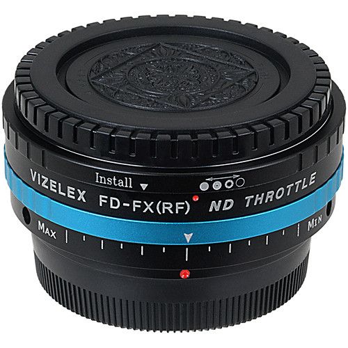  FotodioX Canon FD Lens to Fujifilm X-Mount Camera Vizelex ND Throttle Adapter