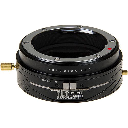  FotodioX Pro TLT ROKR Tilt-Shift Lens Mount Adapter for Olympus OM-Mount Lens to Micro Four Thirds Mount Camera