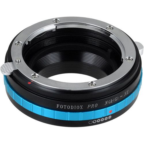  FotodioX Pro Lens Mount Adapter for Nikon G-Type F-Mount Lens to Samsung NX-Mount Camera