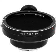 FotodioX Pro Lens Mount Adapter for Pentax 67 Lens to Pentax K Mount Camera