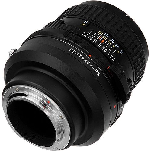  FotodioX Pro Lens Mount Adapter for Pentax 67 Lens to Pentax K Mount Camera