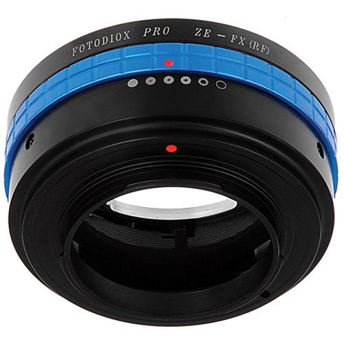  FotodioX Mamiya ZE Pro Lens Adapter with Built-In Iris Control for Fujifilm X-Mount Cameras