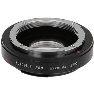 FotodioX Pro Mount Adapter for Miranda Lens to Canon EOS Camera