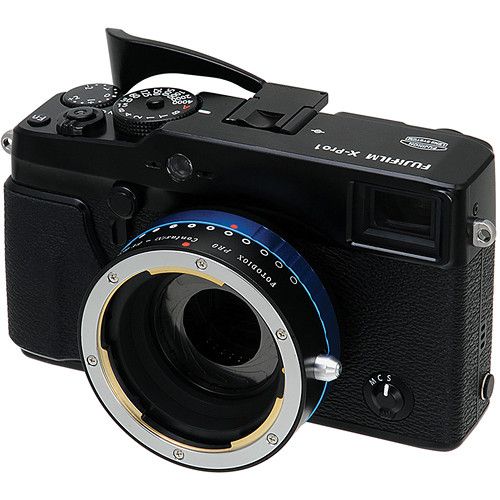  FotodioX Contax N Pro Lens Adapter with Built-In Iris Control for Fujifilm X-Mount Cameras