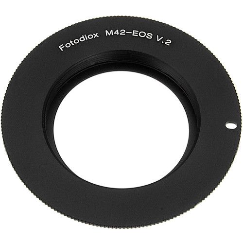  FotodioX Type 2 Lens Mount Adapter with Generation v10 Focus Confirmation Chip for M42-Mount Lens to Canon EF or EF-S Mount Camera