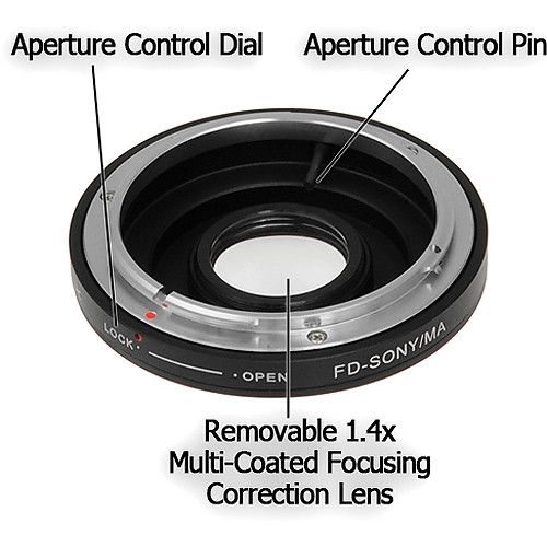  FotodioX Pro Lens Mount Adapter for Canon FD Lens to Sony A Mount Camera