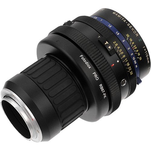  FotodioX Pro Lens Mount Adapter for Mamiya RB67 Lens to Pentax K Mount Camera