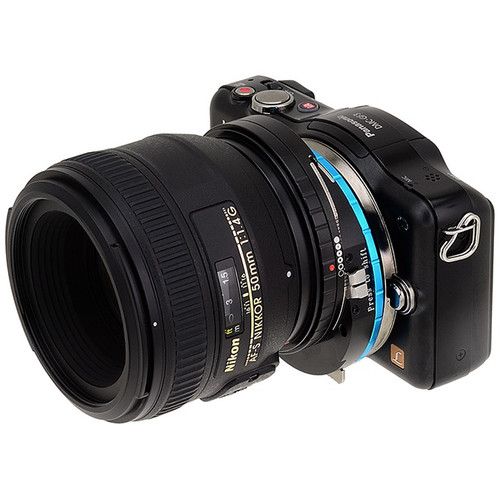  FotodioX Pro Lens Mount Shift Adapter for Canon FD-Mount Lens to Select Micro Four Thirds-Mount Cameras