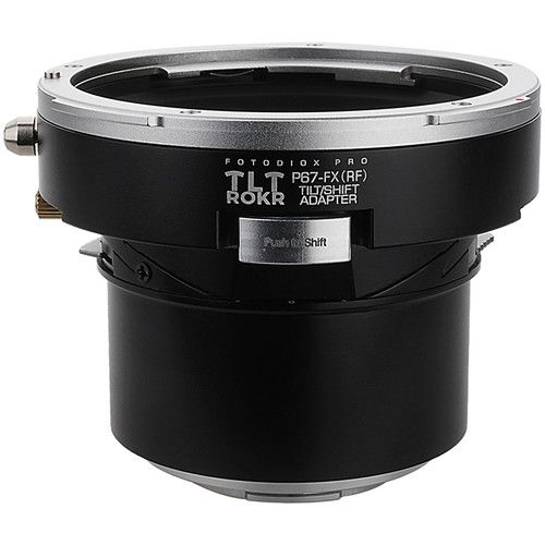  FotodioX Pro TLT ROKR Tilt/Shift Adapter for Pentax 67 Lens to Fujifilm X-Mount Camera