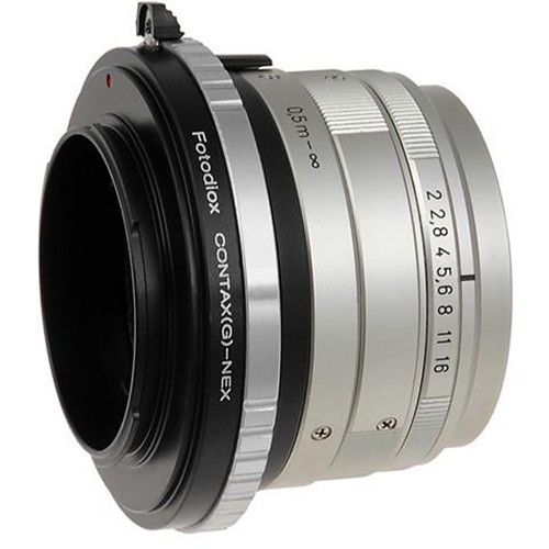  FotodioX Mount Adapter for Contax G Lens to Sony Alpha E-Mount Mirrorless Camera