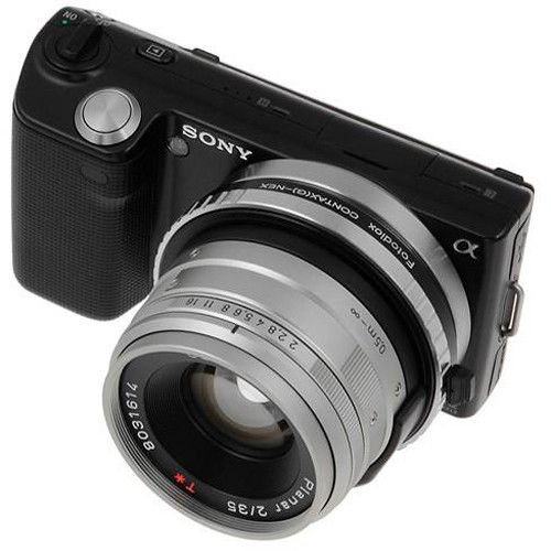  FotodioX Mount Adapter for Contax G Lens to Sony Alpha E-Mount Mirrorless Camera