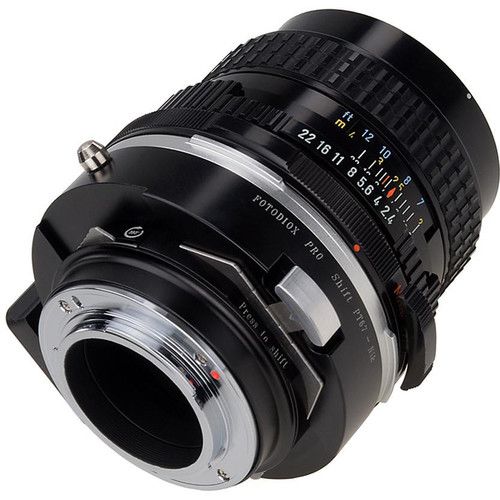  FotodioX Pro Shift Mount Adapter for Pentax 67 Lens to Nikon F-Mount Camera