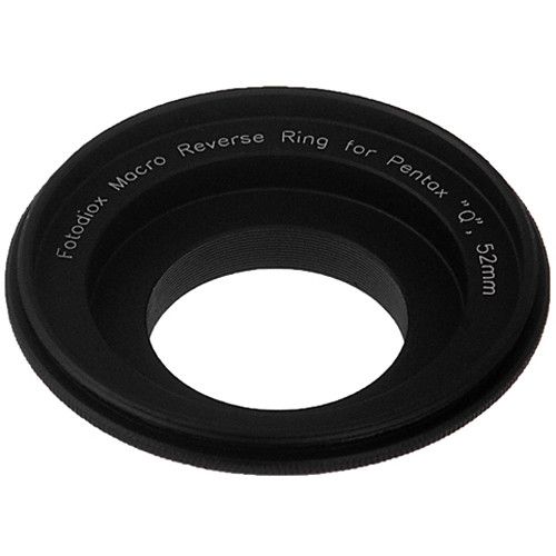  FotodioX 52mm Reverse Mount Macro Adapter Ring for Pentax Q-Mount Cameras