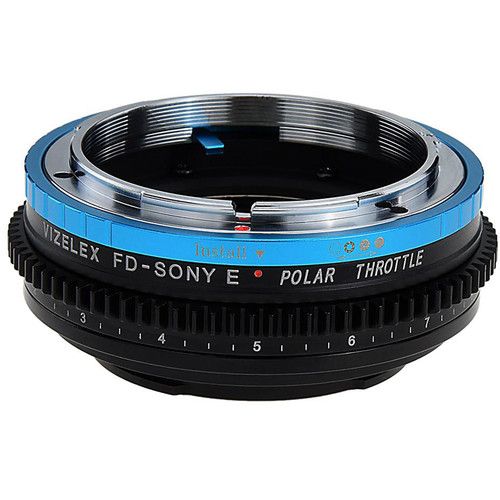  FotodioX Canon FD Lens to Sony E-Mount Camera Vizelex Polar Throttle Adapter