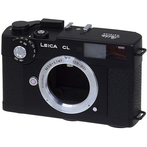  FotodioX M39 Lens to Leica M Camera Adapter (28mm/90mm Frame Lines)