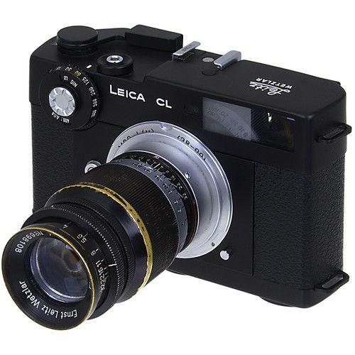  FotodioX M39 Lens to Leica M Camera Adapter (28mm/90mm Frame Lines)