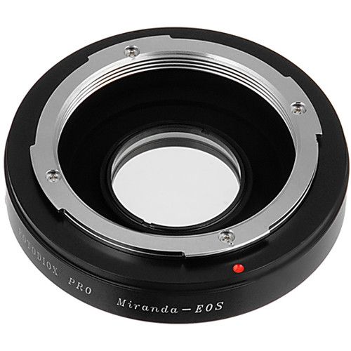  FotodioX Pro Lens Mount Adapter with Generation v10 Focus Confirmation Chip for Miranda-Mount Lens to Canon EF or EF-S Mount Camera