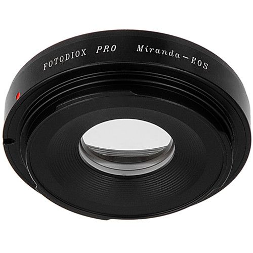  FotodioX Pro Lens Mount Adapter with Generation v10 Focus Confirmation Chip for Miranda-Mount Lens to Canon EF or EF-S Mount Camera