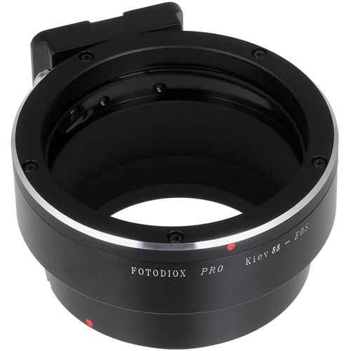  FotodioX Pro Lens Mount Adapter with Generation v10 Focus Confirmation Chip for Kiev 88 Screw-Mount Lens to Canon EF or EF-S Mount Camera