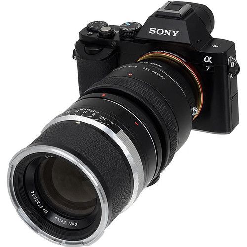  FotodioX Pro Lens Mount Double Adapter for Rollei SL66 and Canon EOS Lenses to Sony E