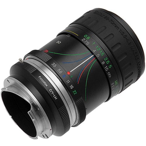  FotodioX Contax/Yashica Pro Lens Adapter for Leica M-Mount Cameras