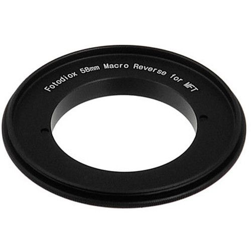  FotodioX 58mm Reverse Mount Macro Adapter Ring for Micro Four Thirds-Mount Cameras