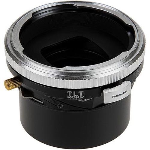  FotodioX Pro TLT ROKR Tilt/Shift Lens Mount Adapter for Pentacon 6 (Kiev 66) Lens to Fuji X-Mount Camera