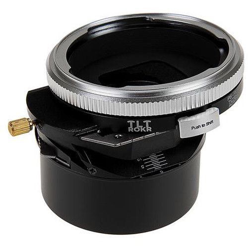  FotodioX Pro TLT ROKR Tilt/Shift Lens Mount Adapter for Pentacon 6 (Kiev 66) Lens to Fuji X-Mount Camera